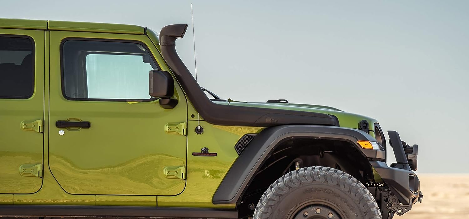 Snorkel Kit AEV for 2018-2026 JL Wrangler/Gladiator (Gas) with High Flare Rubicon Except 392 HEMI & Mojave Gladiator