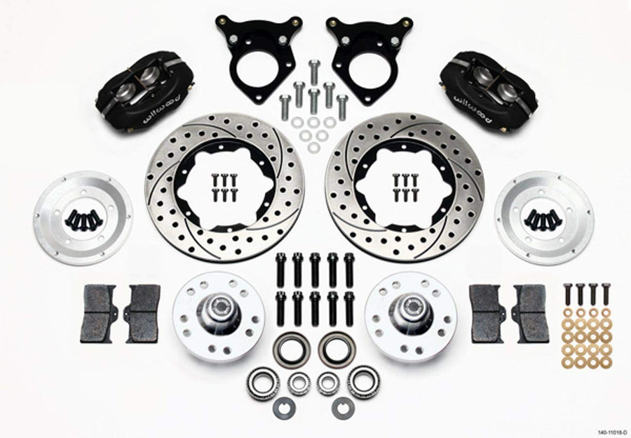 Pro Series Wilwood 140-11018-D Front Brake Kit for Ford Mustang
