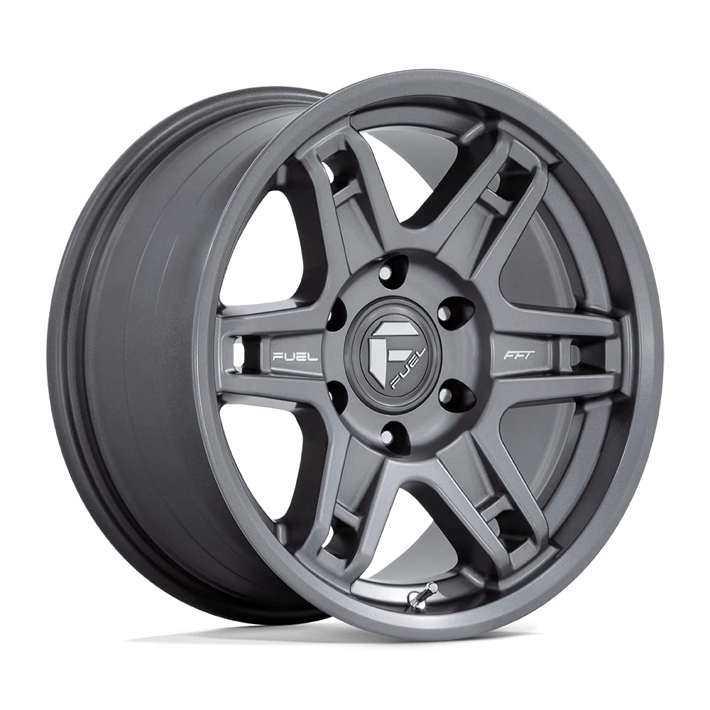 D838 FUEL OFF-ROAD SLAYER 17X8.5, 5X5.0, 4.16, 15mm MATTE GUNMETAL - D83817857542