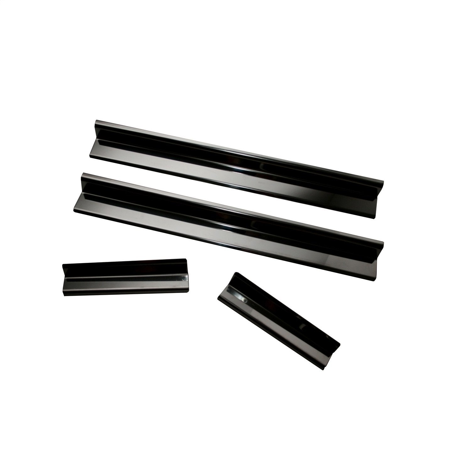 Rugged Ridge JKU Door Entry Guards for Jeep Wrangler | 4-Piece Set, No Drill | Black Steel | 11216.11 | Fits 2007-2018 Jeep Wrangler JKU 4-Door