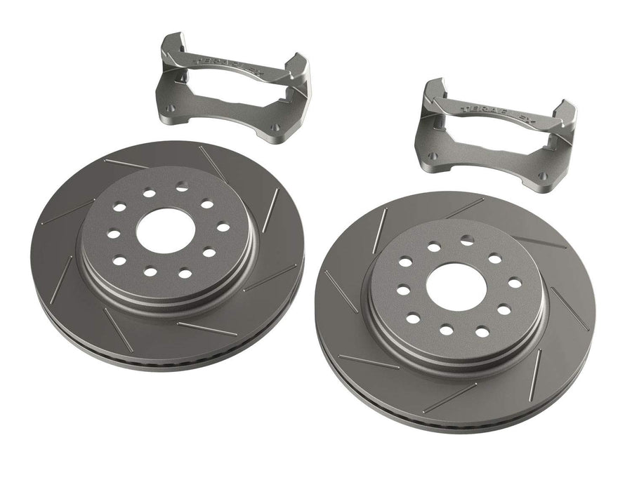 Brake Kit TeraFlex 4303490 (JK Front Performance Rotor Kit with Slotted Rotors)