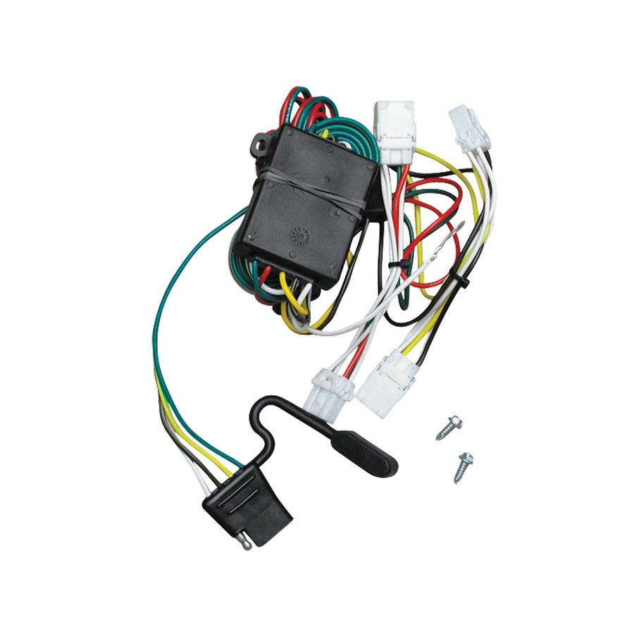 T-One® T-Connector Harness, Tekonsha 118361, 4-Way Flat, w/Converter, Compatable with 1997-2003 Infiniti QX4, 1998-2001 Nissan Altima, 1996-2004 Nissan Pathfinder Black