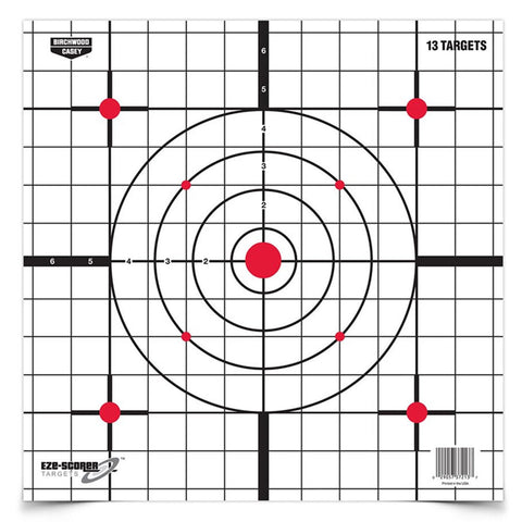 12" Birchwood Casey Plain Paper Target Sight-In