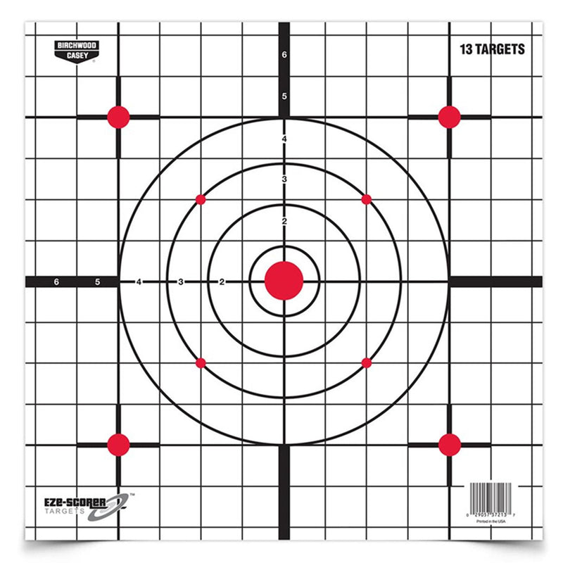 12" Birchwood Casey Plain Paper Target Sight-In