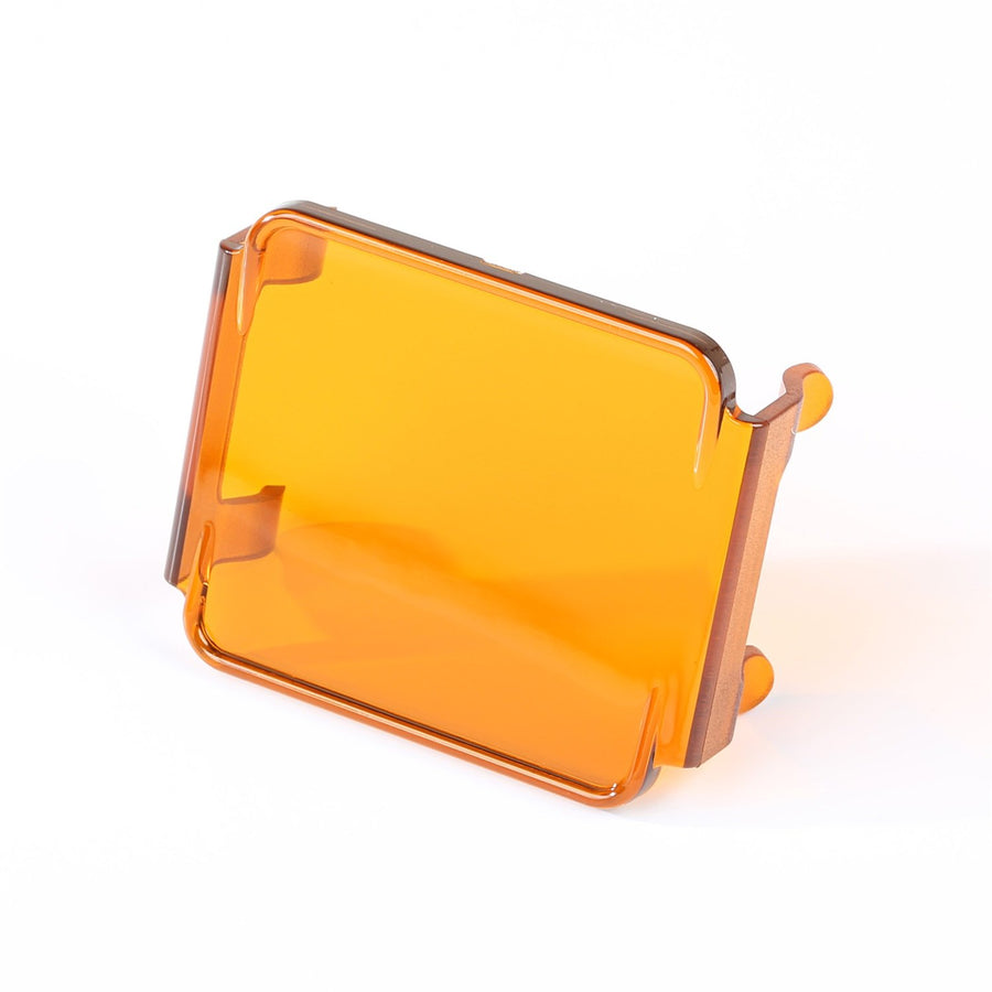 Light Cover, Rugged Ridge 3 Inch, Square, Amber | 15210.67