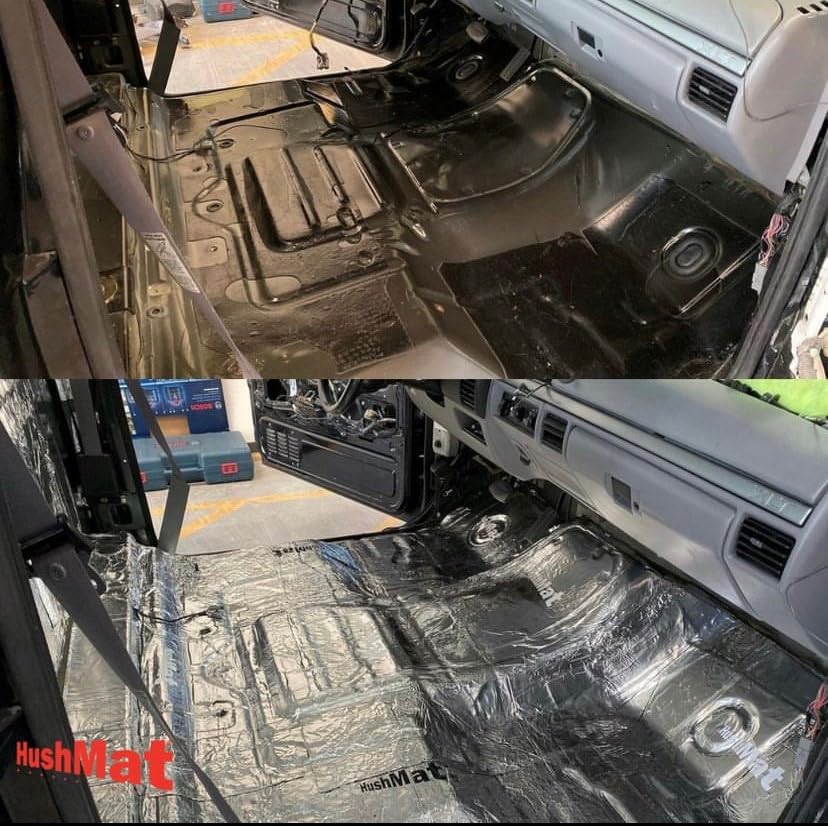 Super Bulk Kit HushMat – Sound Deadening & Thermal Insulation (36 Sq Ft, Silver Foil)