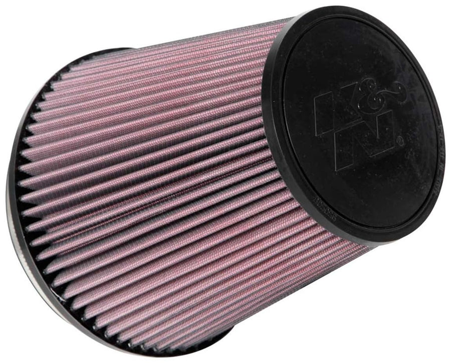 High-Flow K&N Original Lifetime Universal Clamp-On Air Filter: High Performance, Premium, Washable: Flange Diameter: 6 In, Filter Height: 7.5 In, Flange Length: 1 In, Shape: Round Tapered, RU-1041