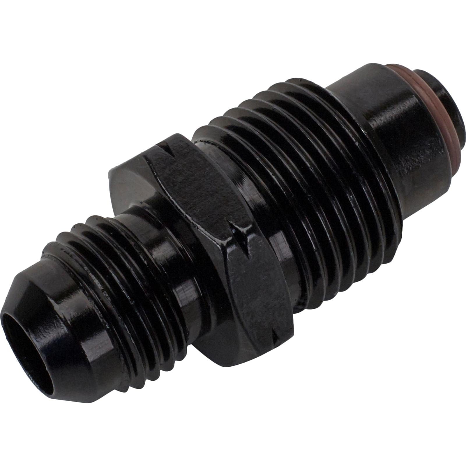 Fragola Performance Systems #6 X 18Mm X 1.5 Male Adapter-F.I. Black 491964-BL
