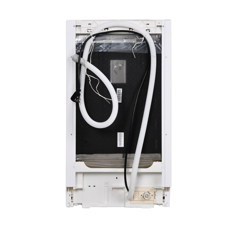 Equator 18" Built in Dishwasher 10 Place Wine Rack 8 Wash Sensor Delay 1/2 Load 110V E-Star ADA in White