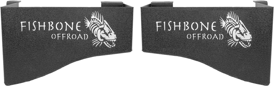 Fishbone Offroad Jeep JK FB25081 Wheel Well Storage Bins 07-17 Wrangler JK 4 DR Black Textured Powdercoat Steel