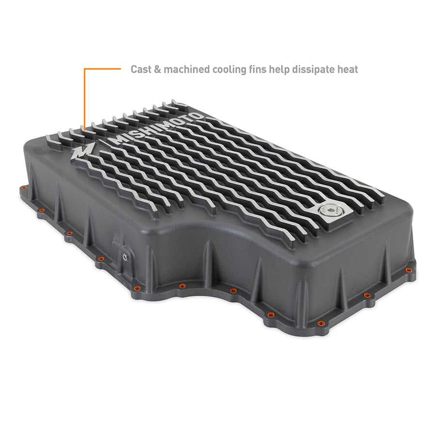Mishimoto Transmission Pan Aluminum, Compatible with Ford 6.7L Powerstroke 2011-2019