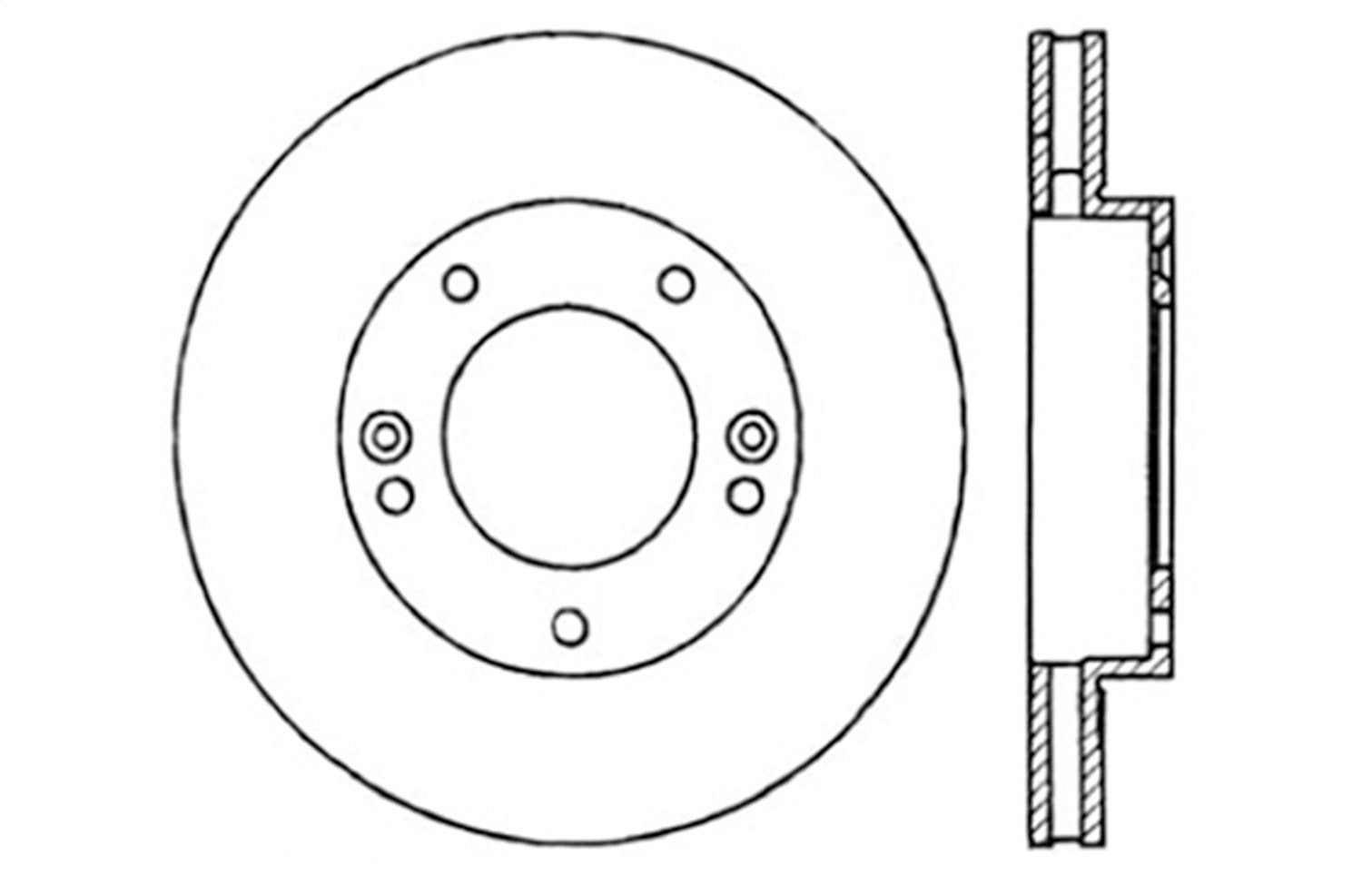 Sport Drilled/Slotted Brake Rotor StopTech 127.50008R (Front Right), 1 Pack