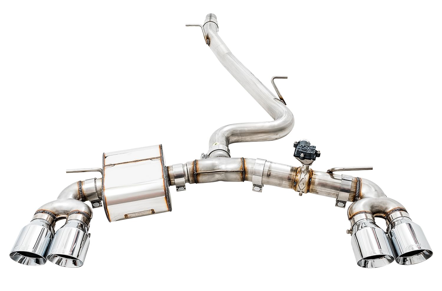 Volkswagen Golf R MK7.5 AWE Tuning SwitchPath Exhaust w/Chrome Silver Tips 102mm - 3025-42066