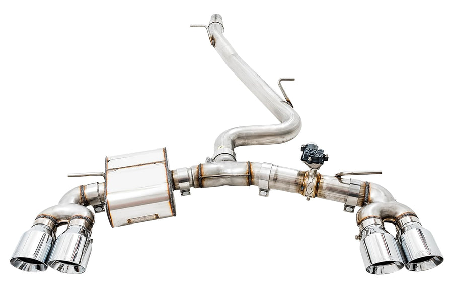 Volkswagen Golf R MK7.5 AWE Tuning SwitchPath Exhaust w/Chrome Silver Tips 102mm - 3025-42066