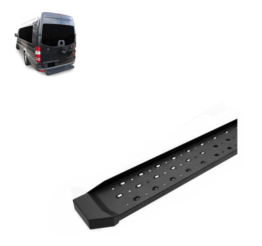 Spartan Black Horse Rear Step Board Compatible with 07-09 Sprinter 2500/3500|07-16 Freightliner Sprinter 2500/3500|19-24 Benz Sprinter 1500|10-24 Benz Sprinter 2500/3500/4500-8DOSPA