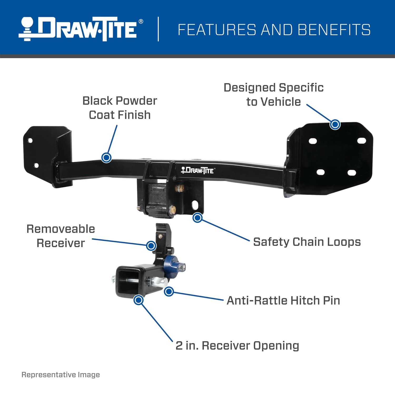 Class III Draw Tite Trailer Hitch 76914