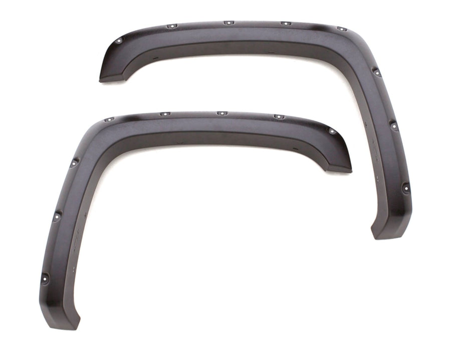 Elite Series Lund RX105TA Black Rivet Style Textured Fender Flare, 2 Piece