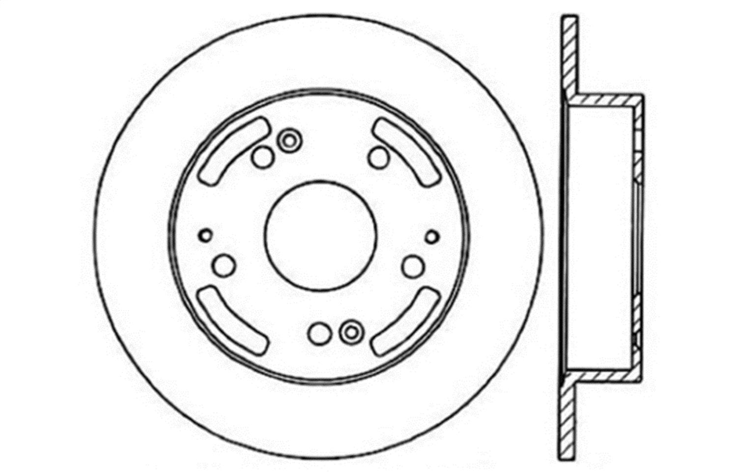 Brake Rotor StopTech (128.40042CL)