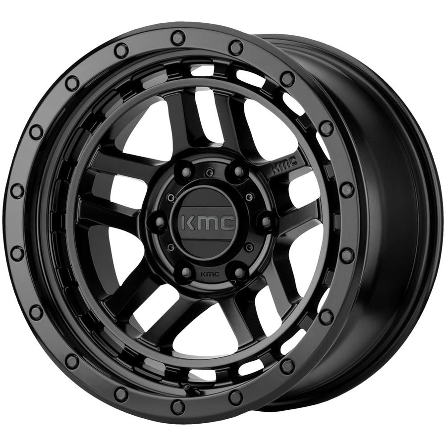 Satin Black KMC RECON Wheel (0 x 0. inches /6 x 120 mm, 18 mm Offset)
