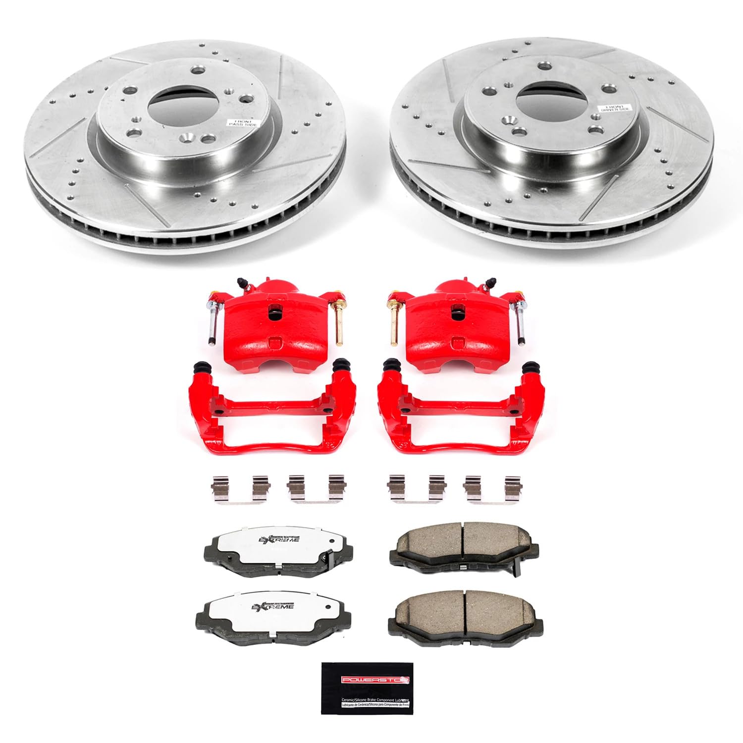 Honda Power Stop KC7889-26 Front Z26 Street Warrior Brake Kit