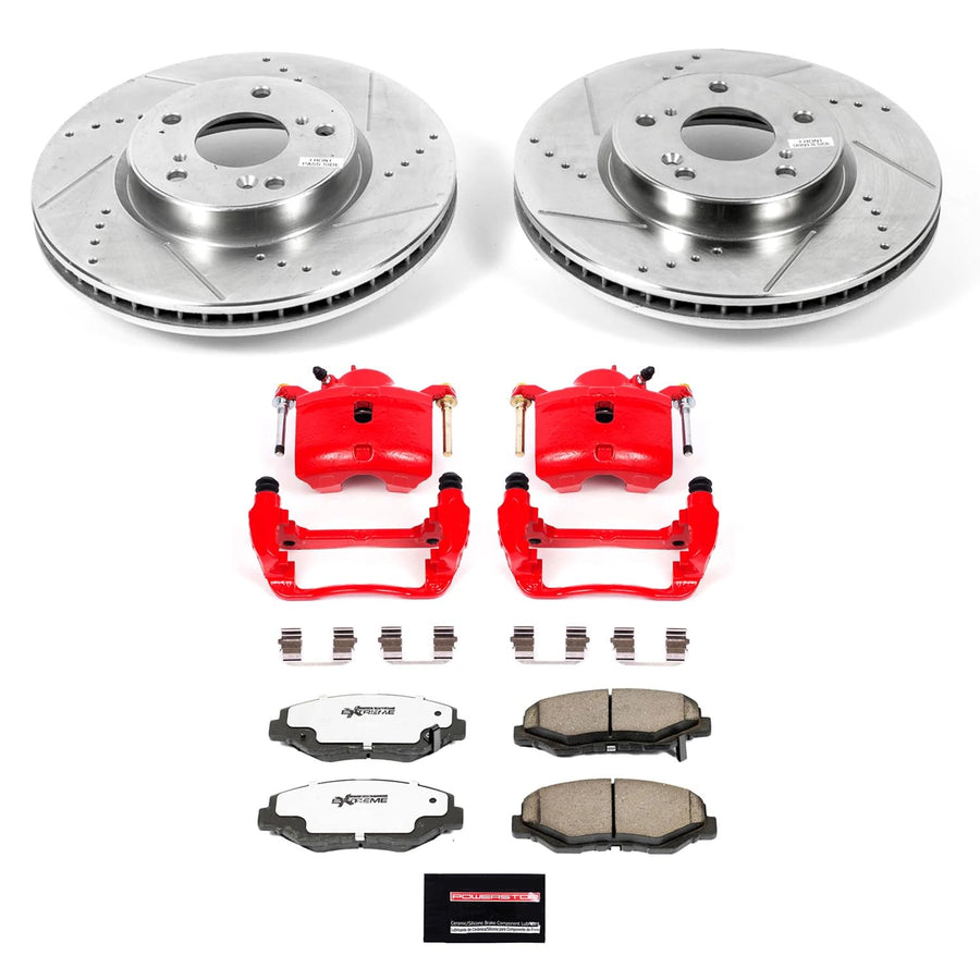 Honda Power Stop KC7889-26 Front Z26 Street Warrior Brake Kit