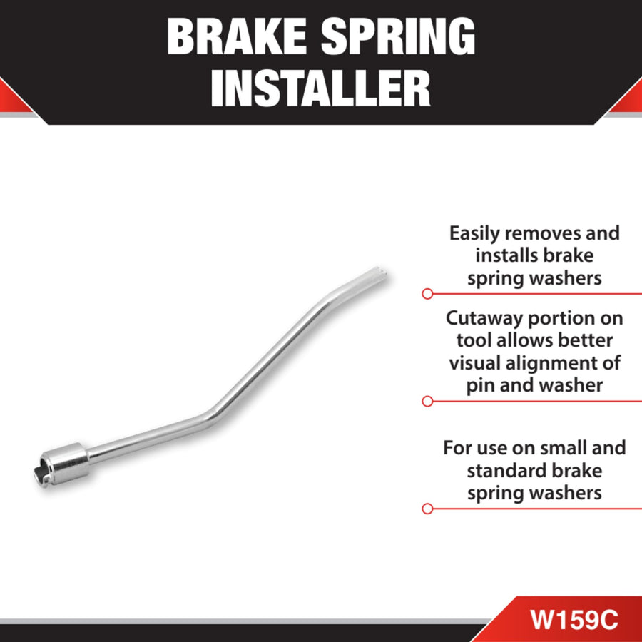 Brake Spring Installer Performance Tool W159C - Heavy Duty Tool for Installing and Removing Brake Springs with Ease and Precision