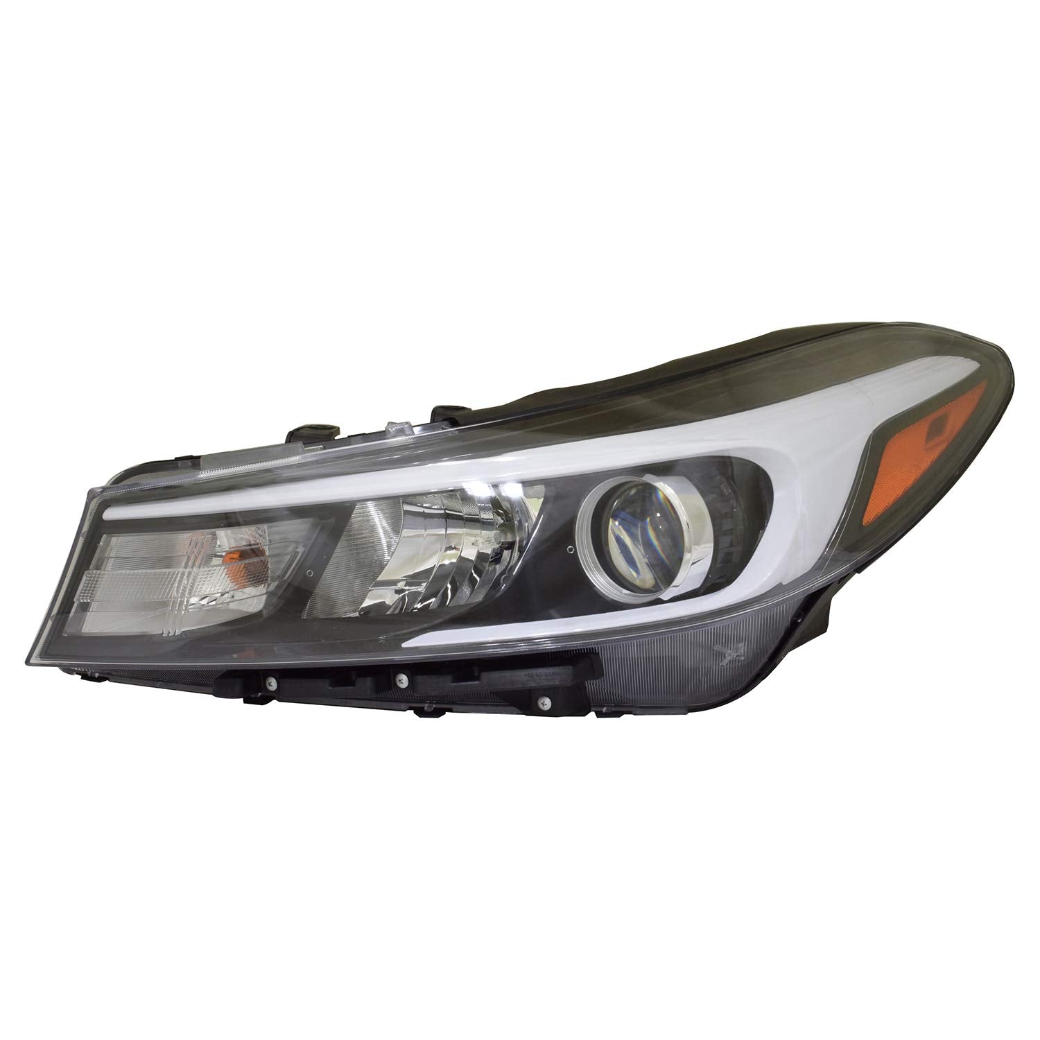 Left TYC Headlight Assembly Compatible with 2017-2018 Kia Forte