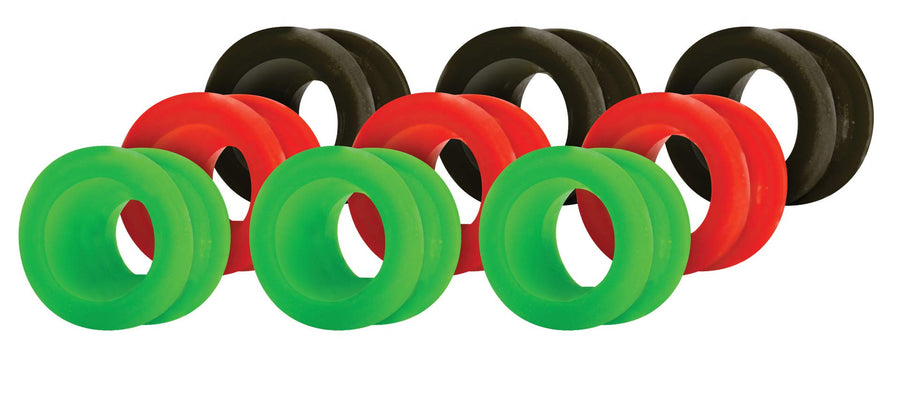 TRUGLO Durable Lightweight Effective Versatile Easily Attached Hunting Archery Peep Sight w/ 9 Interchangeable Customizing Inserts