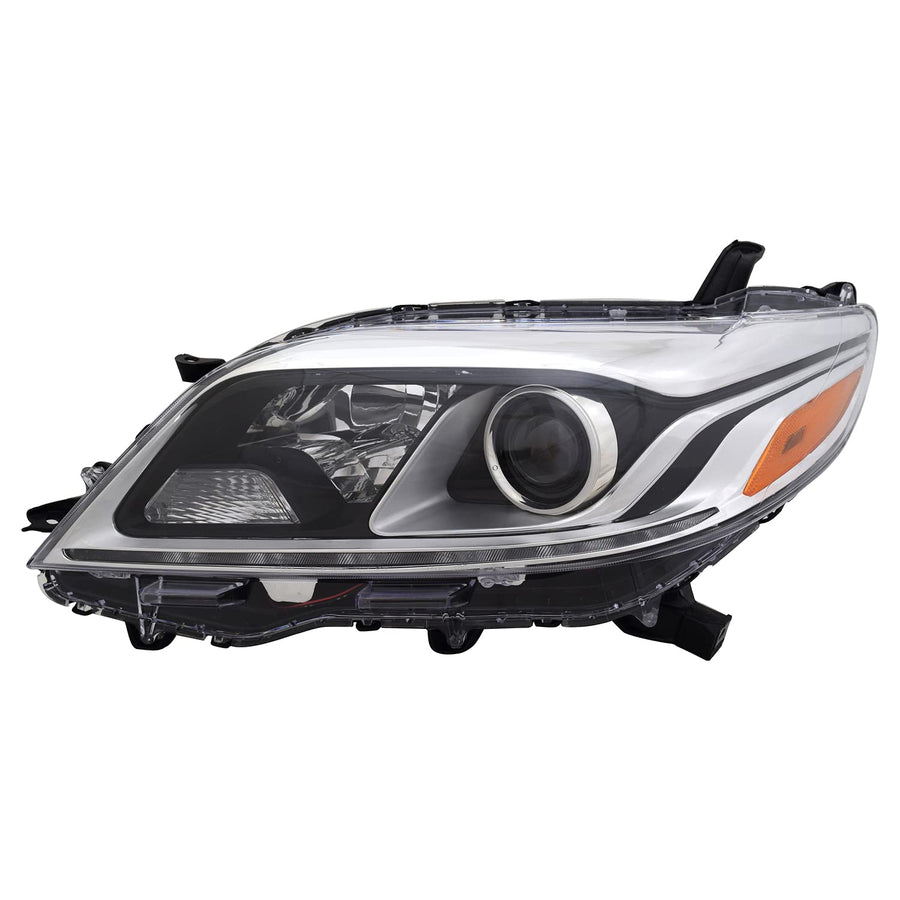 Left TYC Headlight Assembly Compatible with 2015-2020 Toyota Sienna