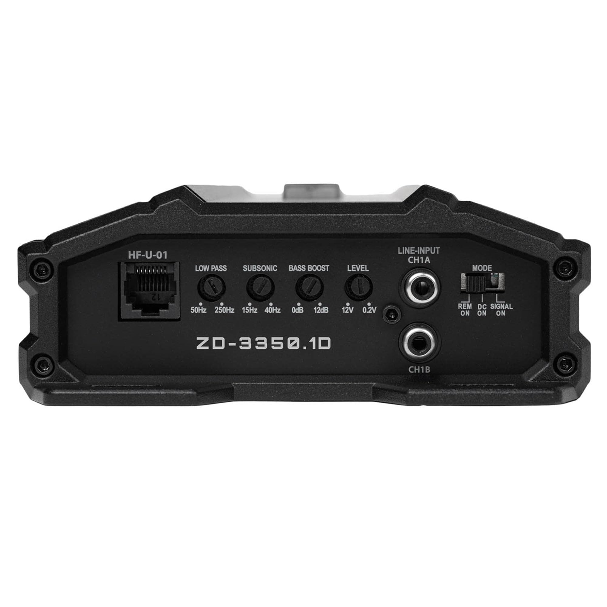 Hifonics Zeus 3,350 Watt Delta Compact Mono Block Nickel Plated Mobile Car Audio Amplifier with Auto Turn On Feature, ZD-3350.1D, Black