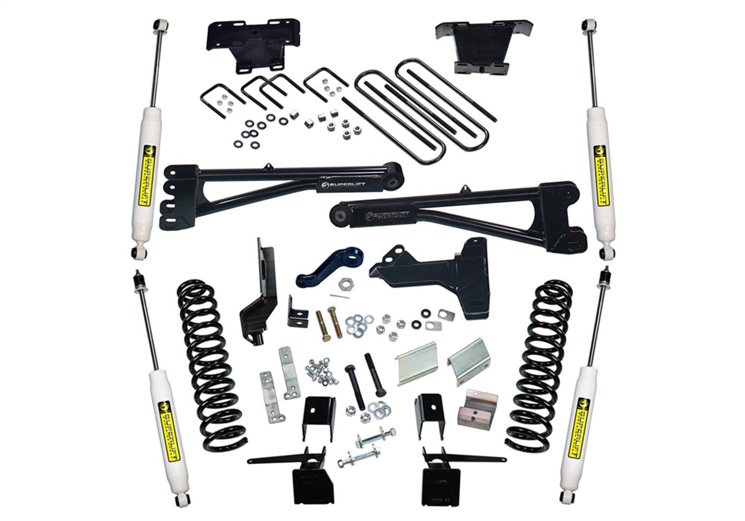 SUPERLIFT SUSPENSION RealTruck 6" Lift Kit for Ford F-250/F-350 | Complete Lift Kit with Front & Rear Shadow Series Shocks and Replacement Radius Arms | K169 | Fits 2017-2022 Ford F-250 / F-350 4WD