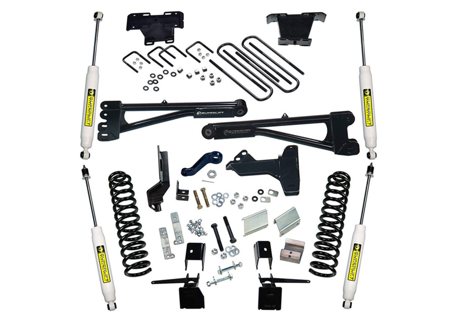 SUPERLIFT SUSPENSION RealTruck 6" Lift Kit for Ford F-250/F-350 | Complete Lift Kit with Front & Rear Shadow Series Shocks and Replacement Radius Arms | K169 | Fits 2017-2022 Ford F-250 / F-350 4WD