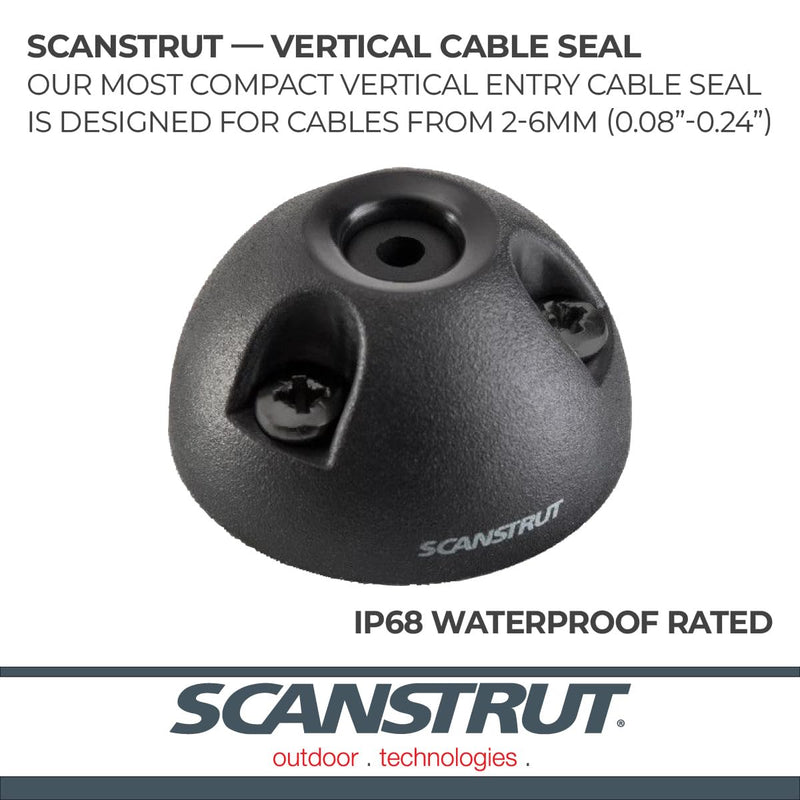 Micro Cable Seal Scanstrut DS6-P-BLK for Cables from 2-6mm - Black