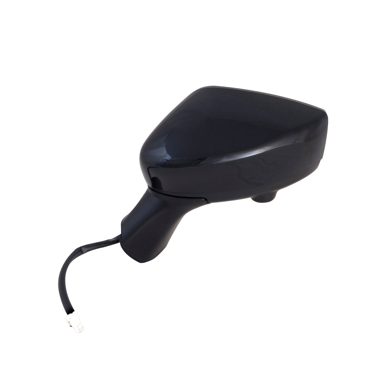 Mirror Driver Side for Nissan Versa Note Hatchback S, S Plus, SL, SV Model, Textured Black w/PTM Cover, CCD Camera, Foldaway, Heated Power