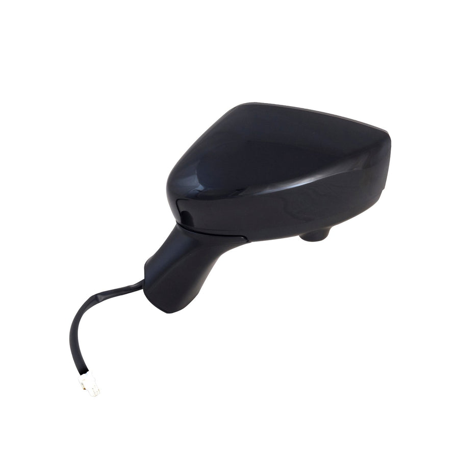 Mirror Driver Side for Nissan Versa Note Hatchback S, S Plus, SL, SV Model, Textured Black w/PTM Cover, CCD Camera, Foldaway, Heated Power