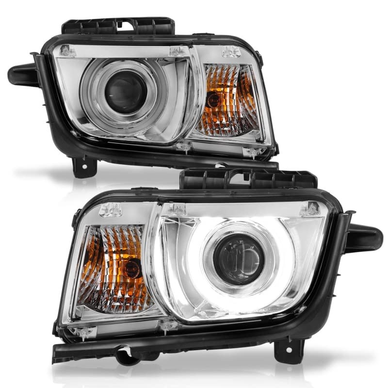 Projector Headlight Set ANZO USA w/CCFL Halo-Chrome 121311