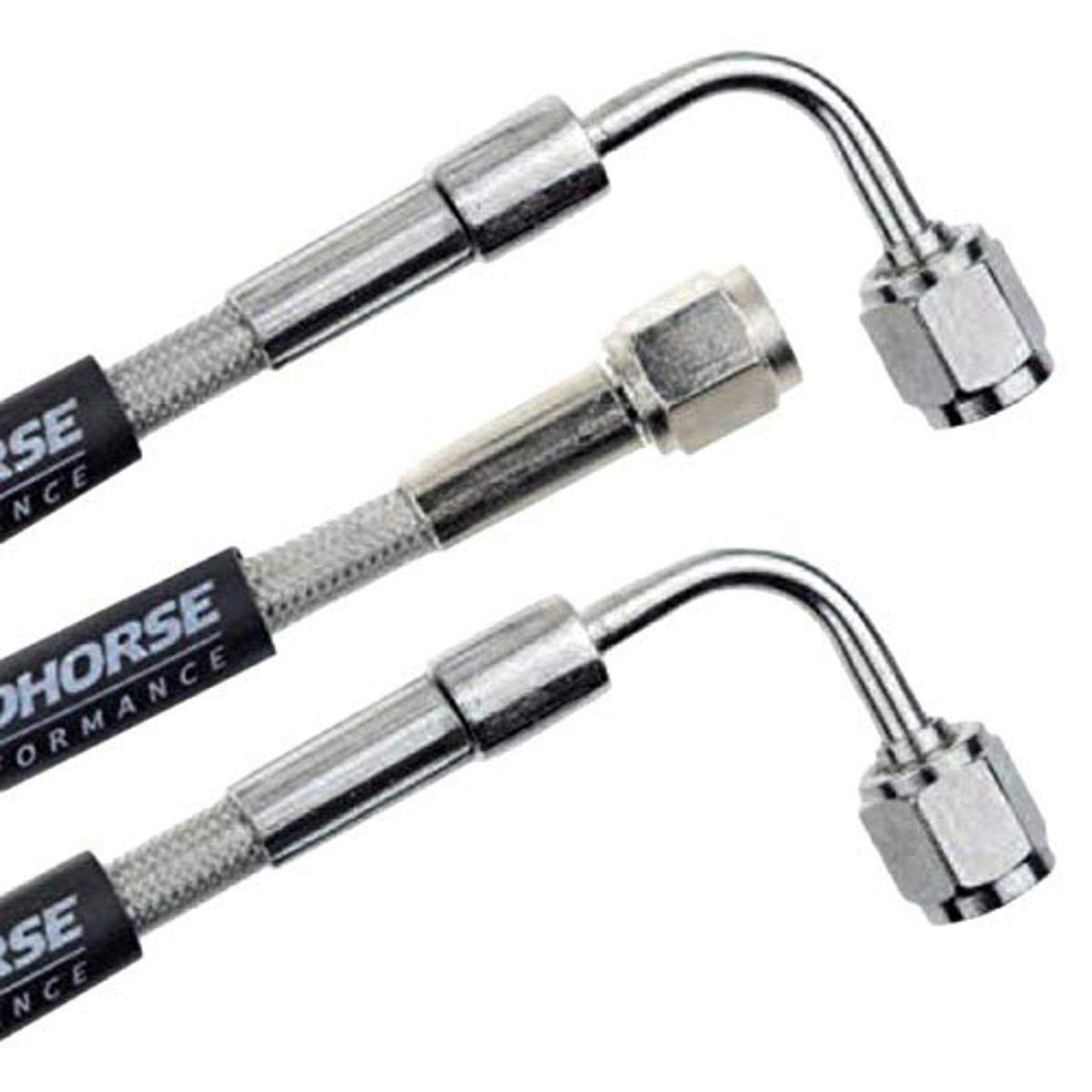 Performance Red Horse 3390-03-36 Straight -3 to 90 Degree -3 36" Pre-Assembled Brake Line