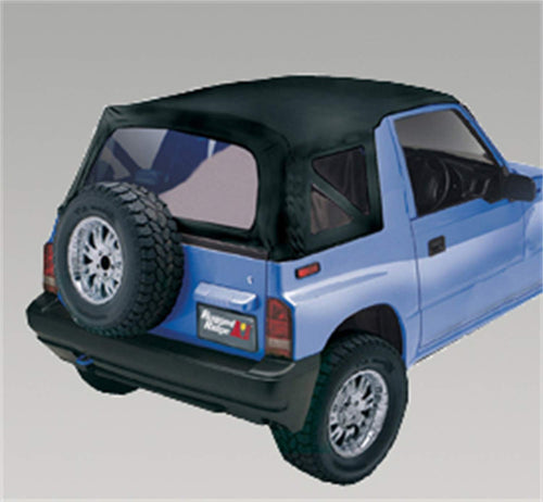 XHD Soft Top, Black Denim, Clear Windows | Rugged Ridge | 53722.15 | Fits 1988-1994 Suzuki Sidekick