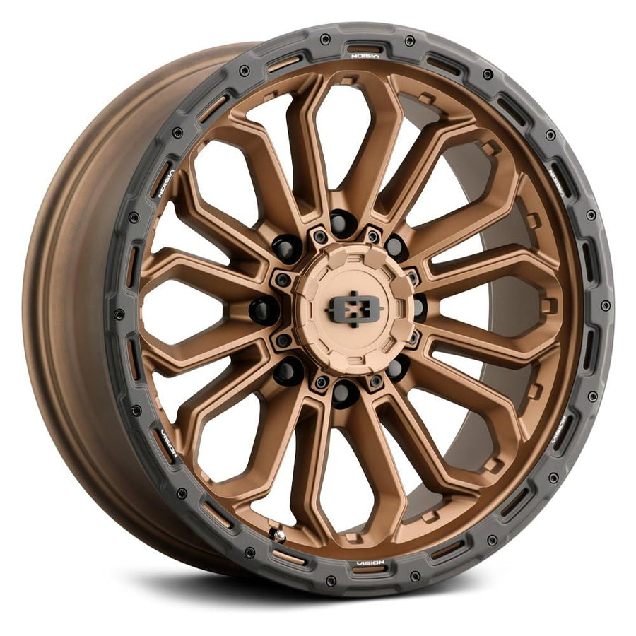 405 Vision Korupt 18x9 8x180 +12mm Bronze Wheel Rim 18" Inch