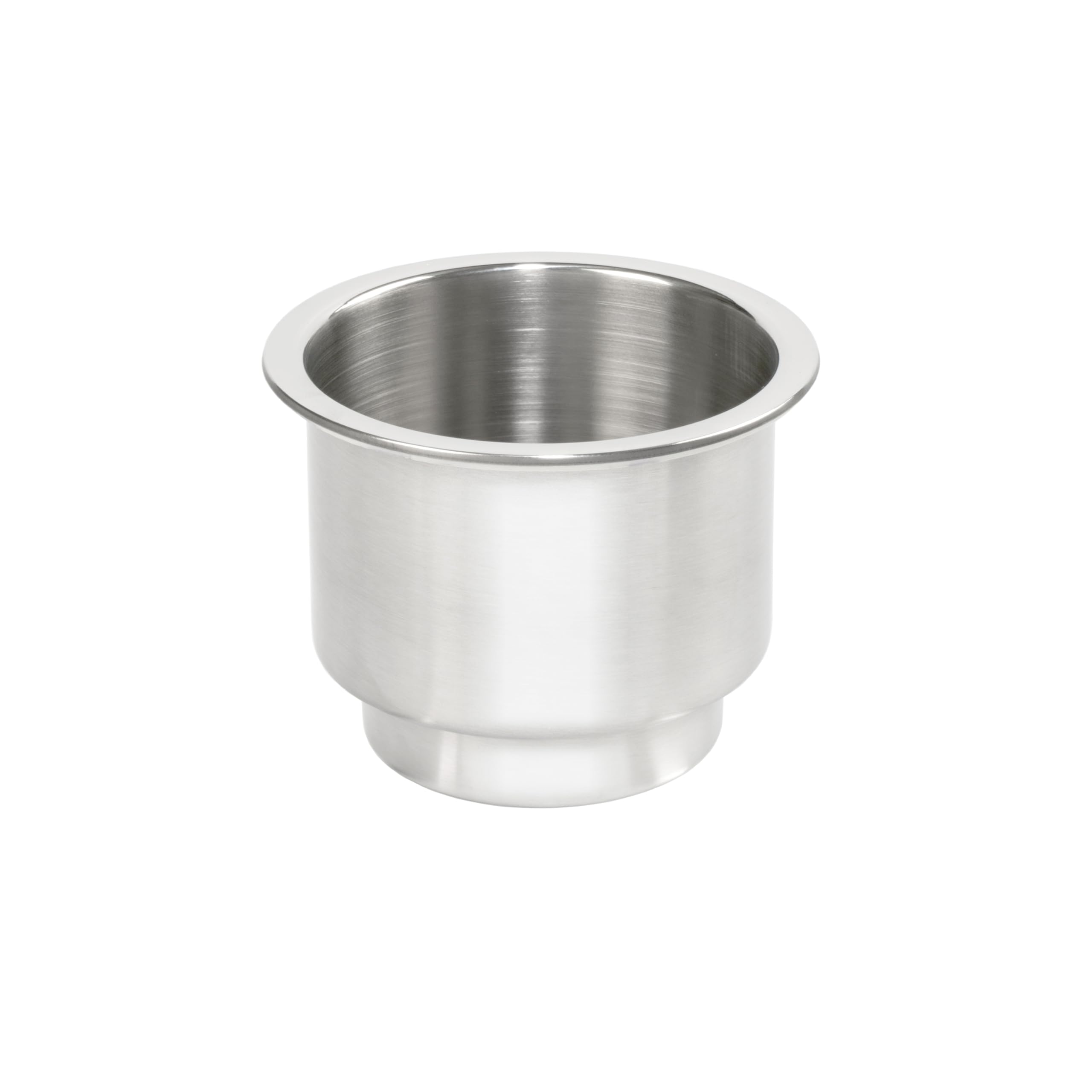 Stainless Steel Flush Drink Holder Whitecap Industries S-3511C - 3-7/8" Cutout, 2-1/4" to 3-1/8" Depth