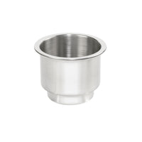 Stainless Steel Flush Drink Holder Whitecap Industries S-3511C - 3-7/8" Cutout, 2-1/4" to 3-1/8" Depth