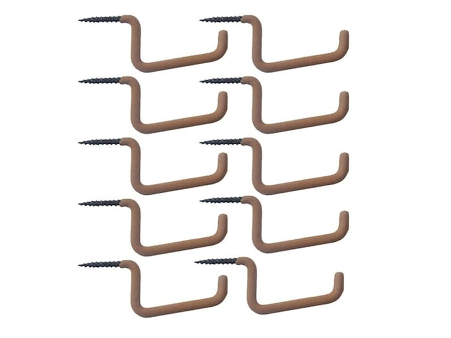Black HME Dual Accessory Hooks 10 - Pk (BGH-10), 1.00 x 1.00 x 1.00
