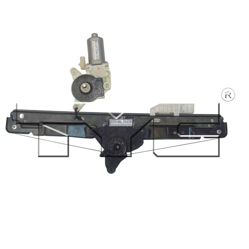 Rear Left TYC 660474 Replacement Window Regulator