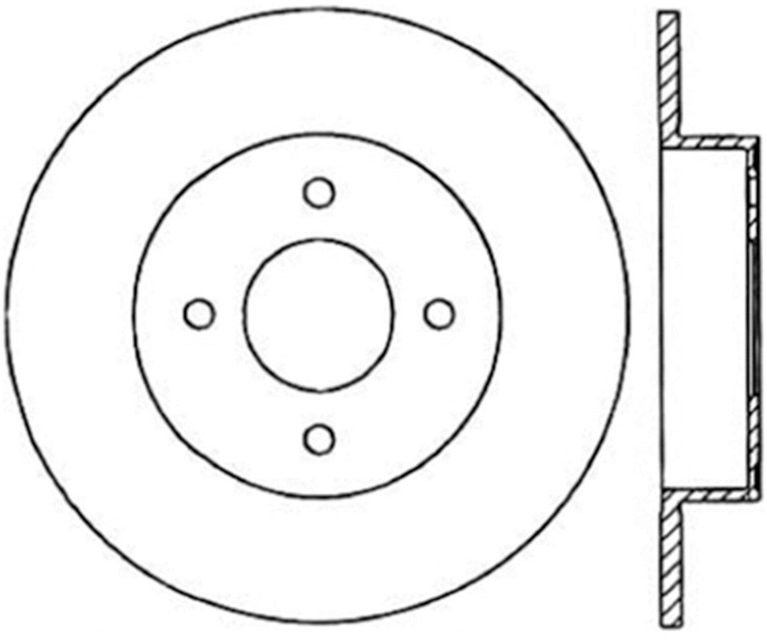 120.42082 Centric Parts Premium Brake Rotor