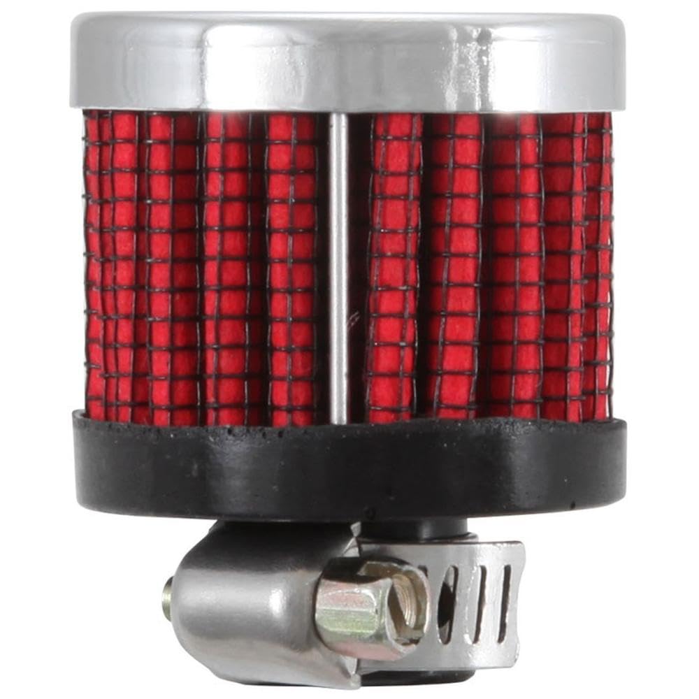 K&N Air Filter/Breather Vent: High Performance, Premium, Washable, Replacement Engine Filter: Flange Diameter: 0.3125 in, Filter Height: 1.125 in, Flange Length: 0.4375 in, Shape: Breather, 62-2470