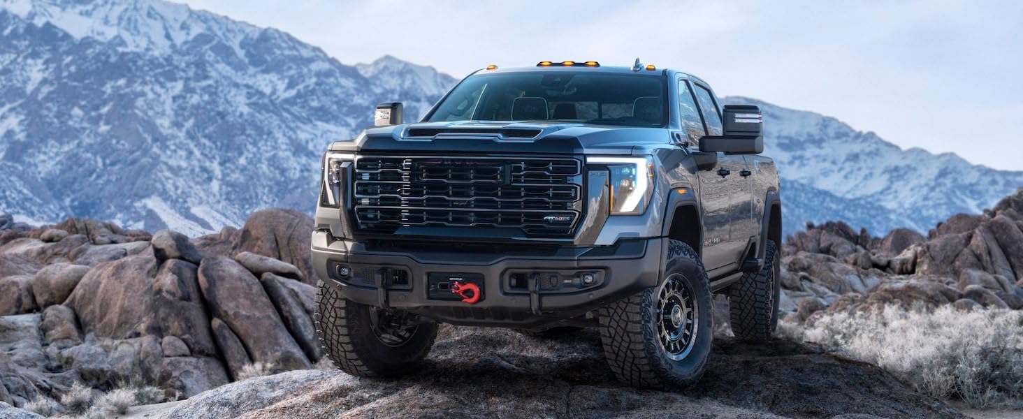 Winch Mount AEV Compatible with 2024+ Chevrolet Silverado HD 2500/3500 ZR2 Bison & GMC Sierra HD 2500/3500 AT4x AEV Edition