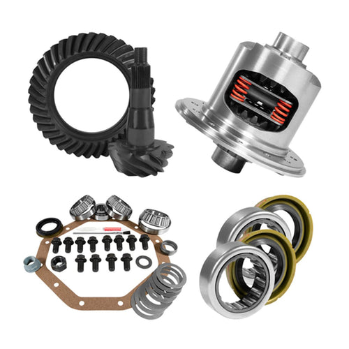 ZF 9.25" Rear Ring & Pinion, CHY 3.91 Install Kit, Posi, Axle Bearings & Seals