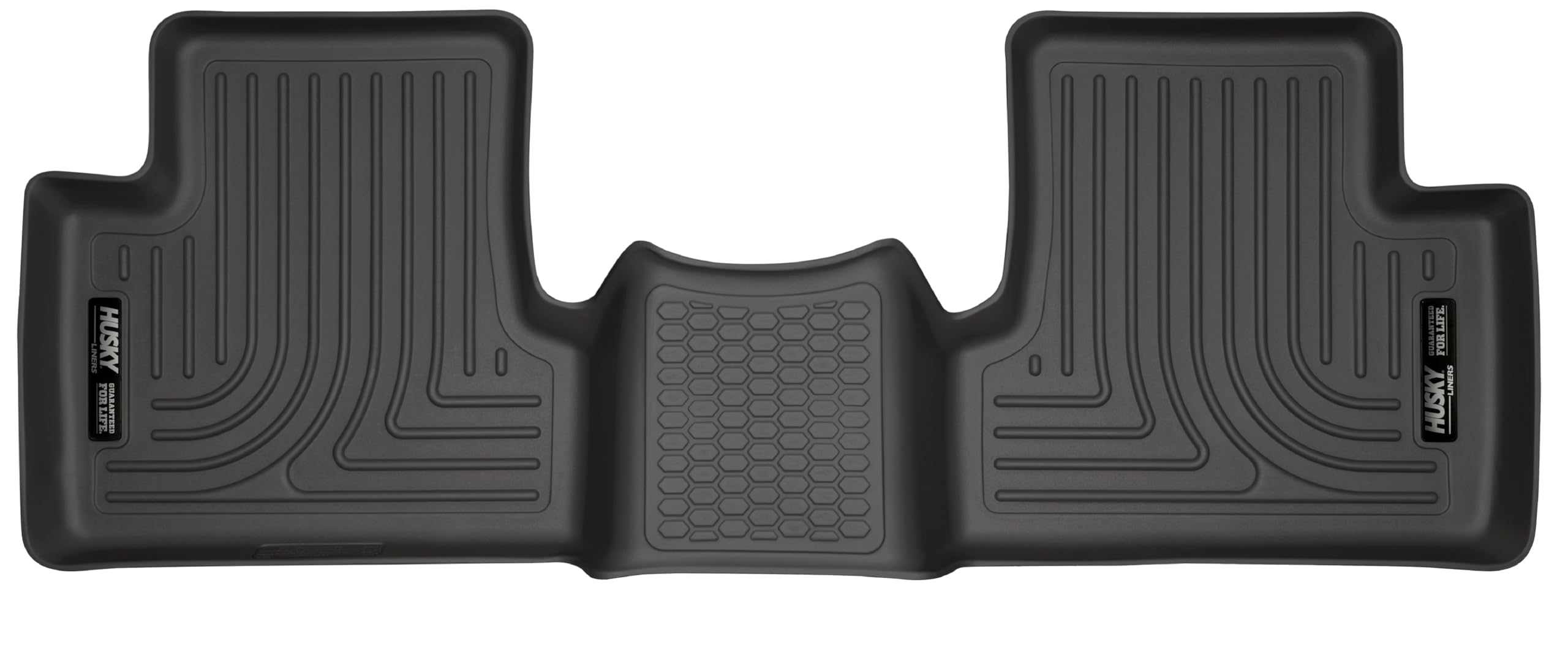 Husky Liners Floor Mats Weatherbeater | Fits 2016-2026 Dodge Durango & 2016-2022 Jeep Grand Cherokee (2022 WK Model) | Front Row, 1-pc Black - 13631