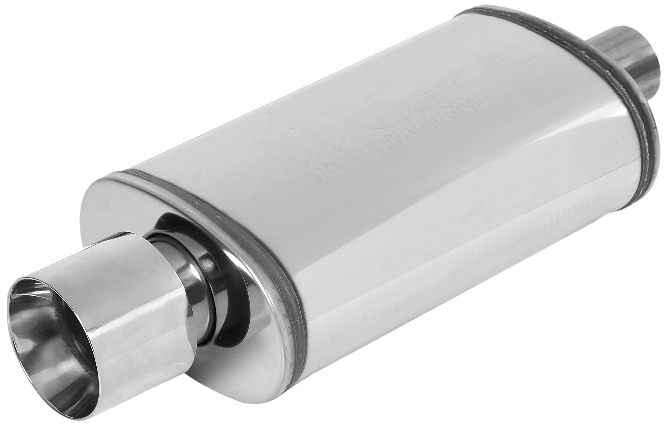 MagnaFlow Oval Street Straight-Through Performance Muffler with Tip