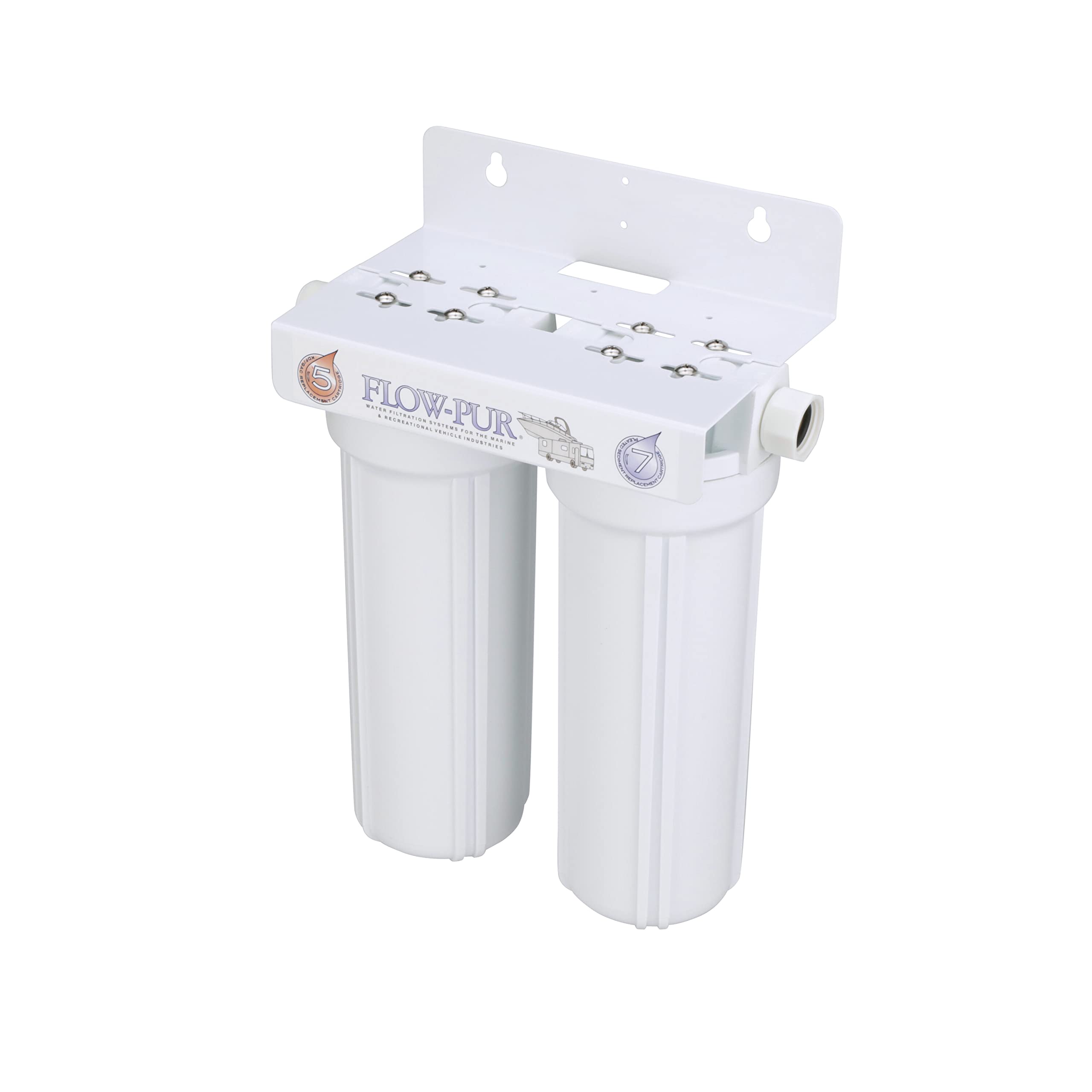 Duo Watts 520022 Exterior RV/Boat Water Filter with Garden Hose Fittings